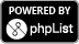 powered by phpList 3.4.6, © phpList ltd